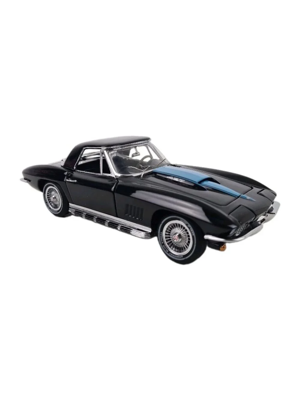 Franklin Mint Precicion 1967 Chevrolet Corvette 427 Black DieCast B11UL65